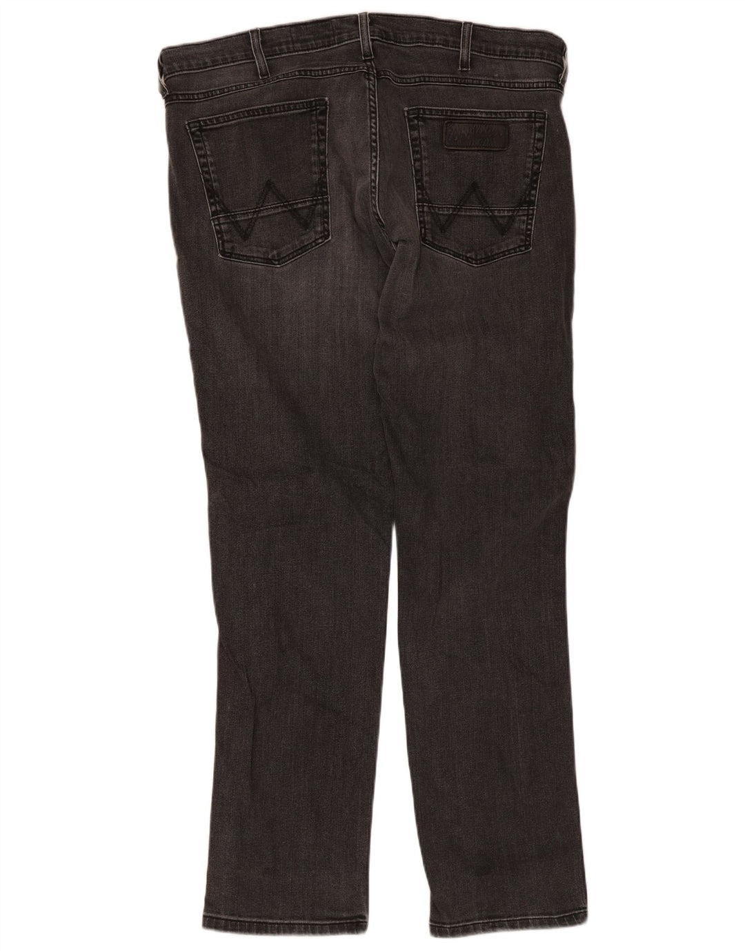 Wrangler Herren Slim Jeans W38 L32 Graue Baumwolle