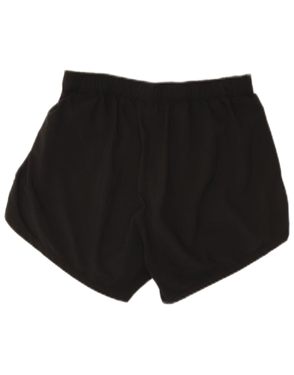 Nike Damen Dri Fit Sport Shorts UK 12 Medium Schwarz Polyester