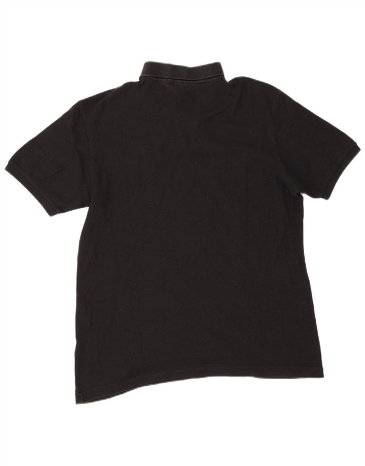 Fila Herren Poloshirt Große schwarze Baumwolle