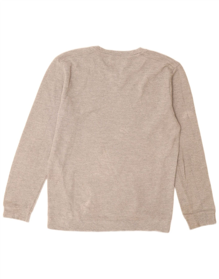 Zara Herren Sweatshirt Pullover Mittelgrau