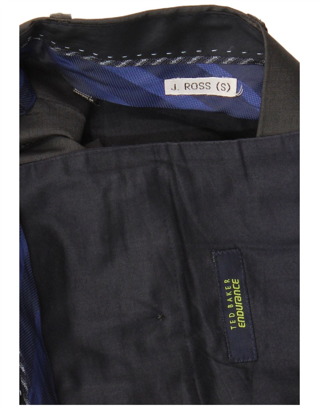 TED BAKER Gerade Anzughose für Herren, W34, L29, Grau