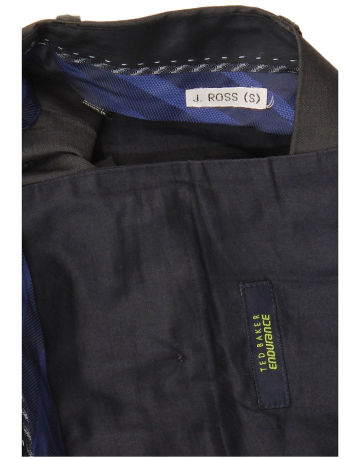 TED BAKER Gerade Anzughose für Herren, W34, L29, Grau