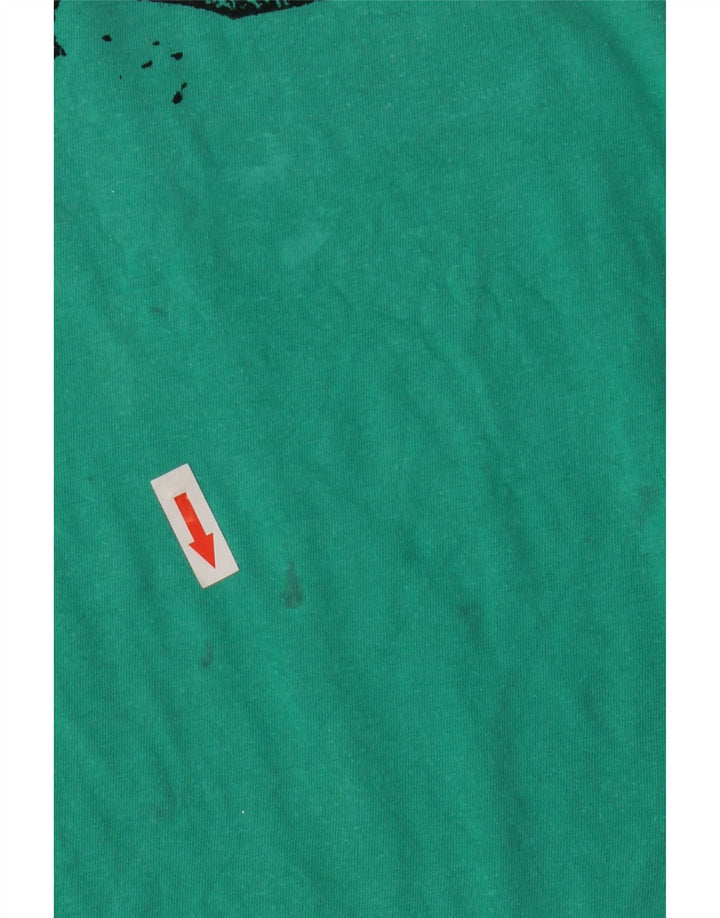 Fila Herren Grafik T-Shirt Top XL Grün