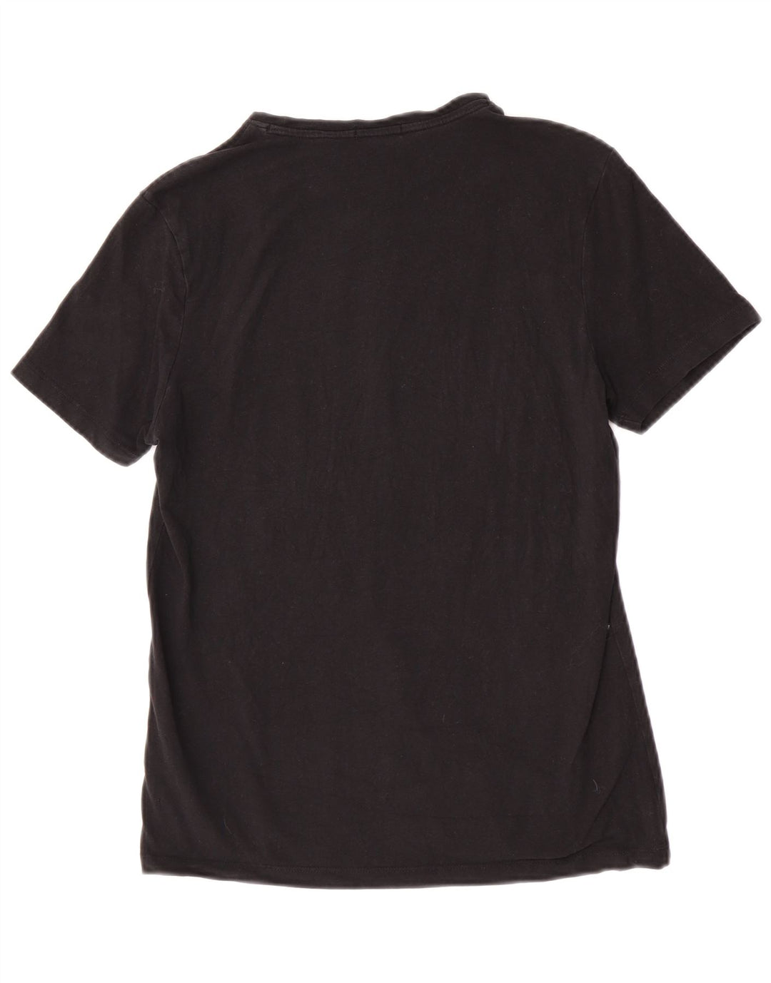 Liu Jo Herren-T-Shirt mit Grafik, Größe S, schwarze Baumwolle
