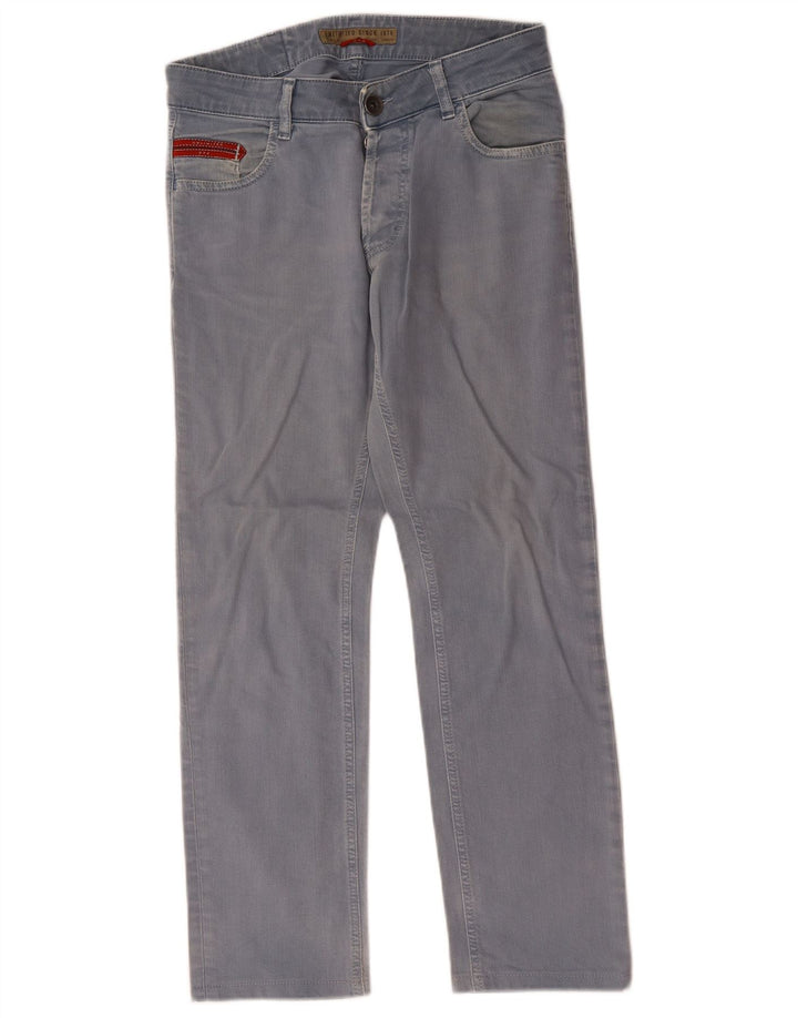 UNLIMITED Mens Straight Jeans W29 L28 Blue Cotton