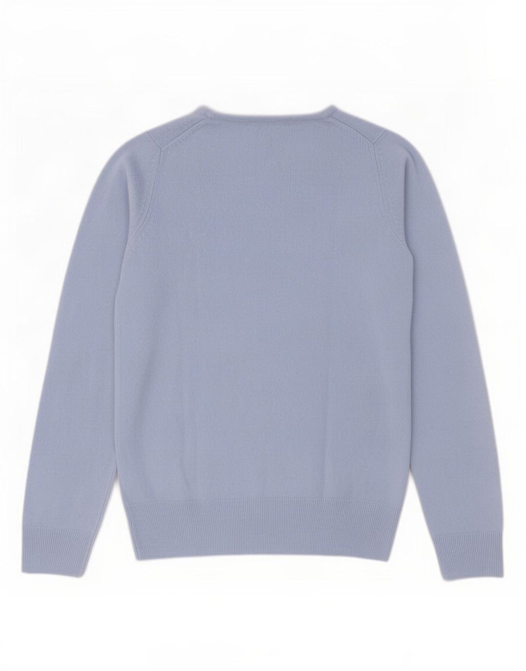 Marks & Spencer Damen-Pullover mit Rundhalsausschnitt, Gr. 8, Small, Blau, Acryl