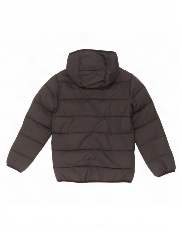 Under Armour Jungen wattierte Jacke mit Kapuze, 10–11 Jahre, schwarzes Polyamid