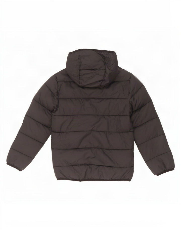 Under Armour Jungen wattierte Jacke mit Kapuze, 10–11 Jahre, schwarzes Polyamid