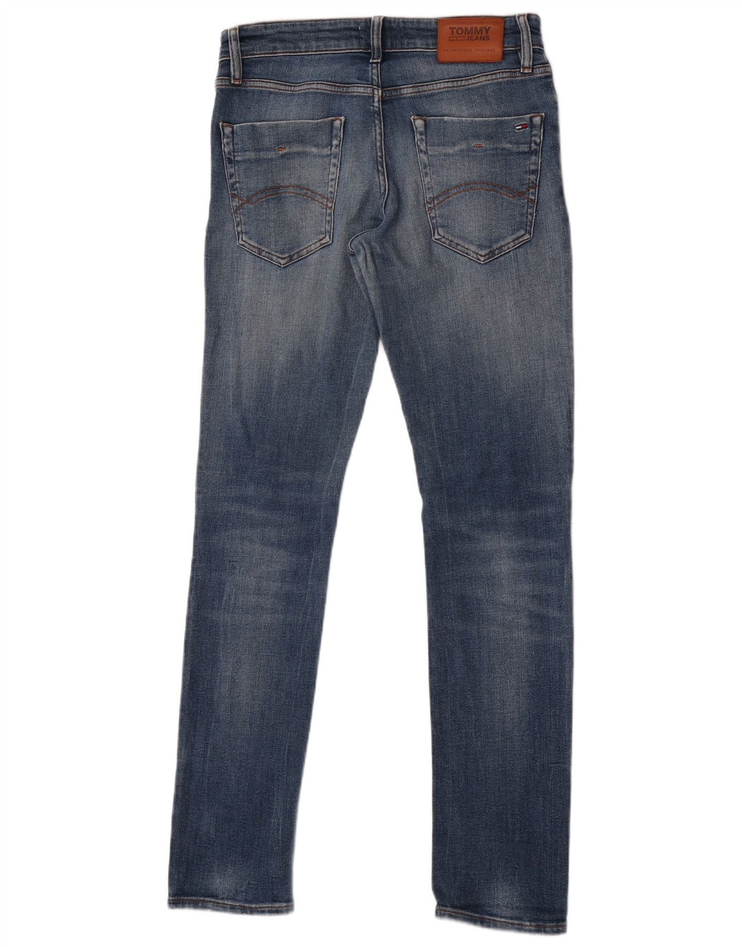 Tommy Hilfiger Herren Scanton Heritage Slim Jeans W30 L34 Blaue Baumwolle