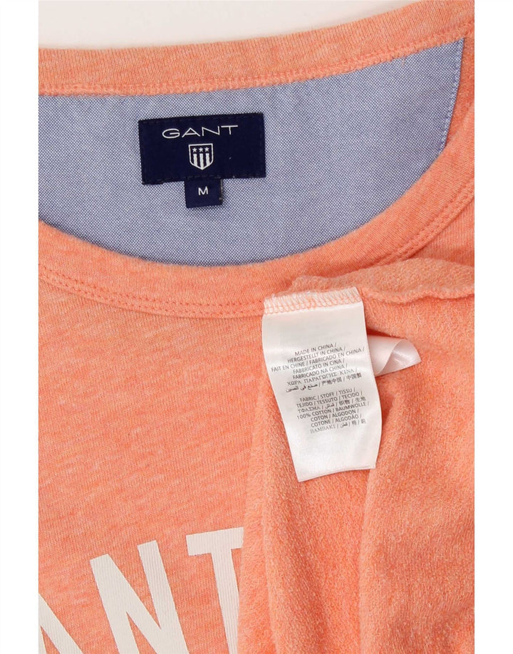Gant Herren Grafik-Sweatshirt-Pullover aus Baumwolle in Mittelrosa