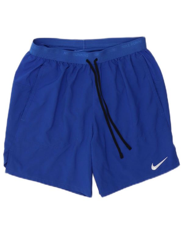 Nike Herren Dri Fit Graphic Sportshorts, Größe S, Blau, Polyester