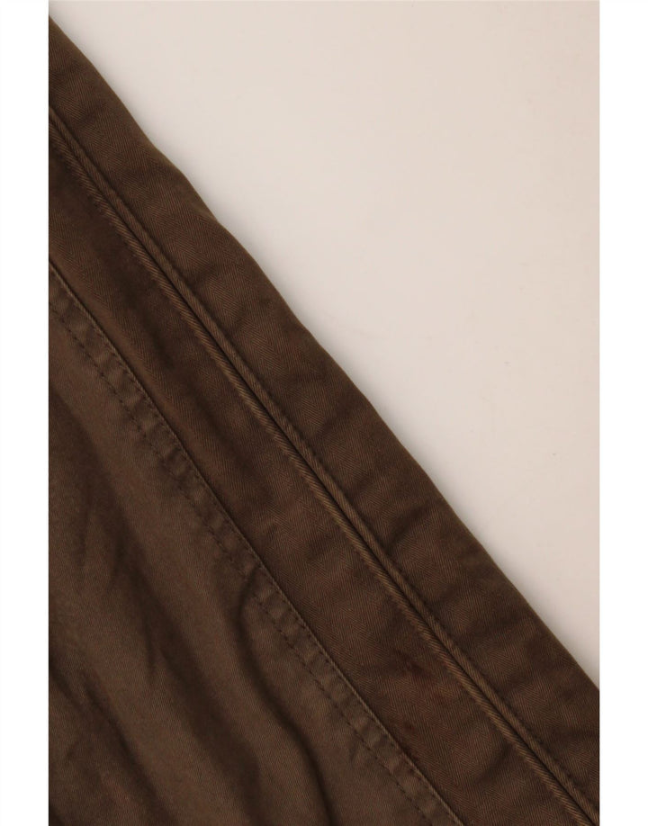 Marks & Spencer Herren Bomberjacke UK 36 Small Khaki Baumwolle