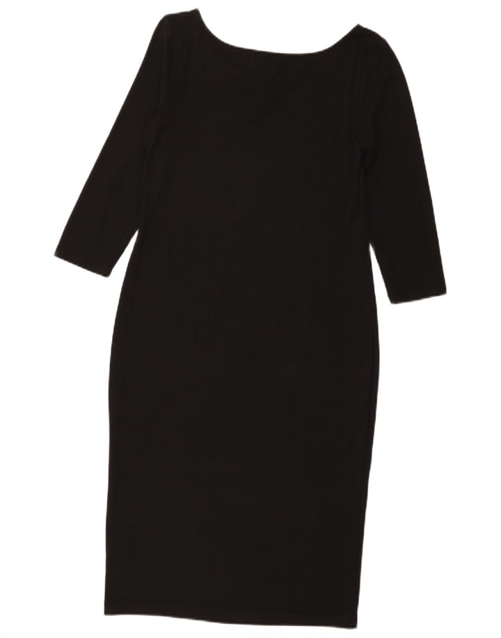 Gap Damen-Etuikleid mit 3/4-Ärmeln, Größe S, Schwarz, Polyester