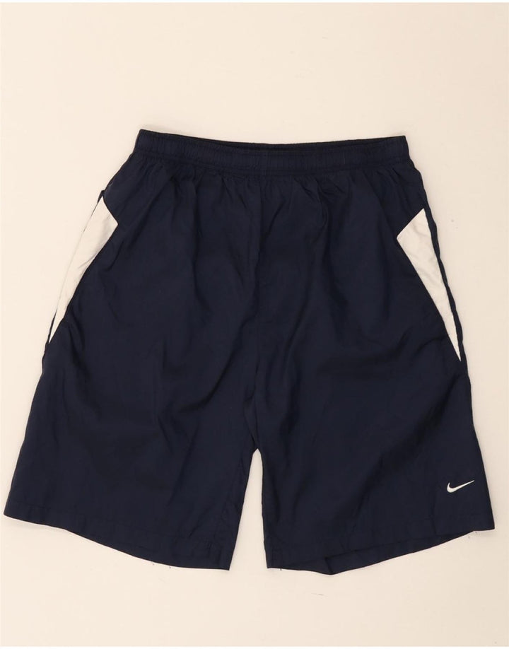 NIKE Sportshorts für Jungen, 13–14 Jahre, XL, Marineblau, Colourblock-Nylon