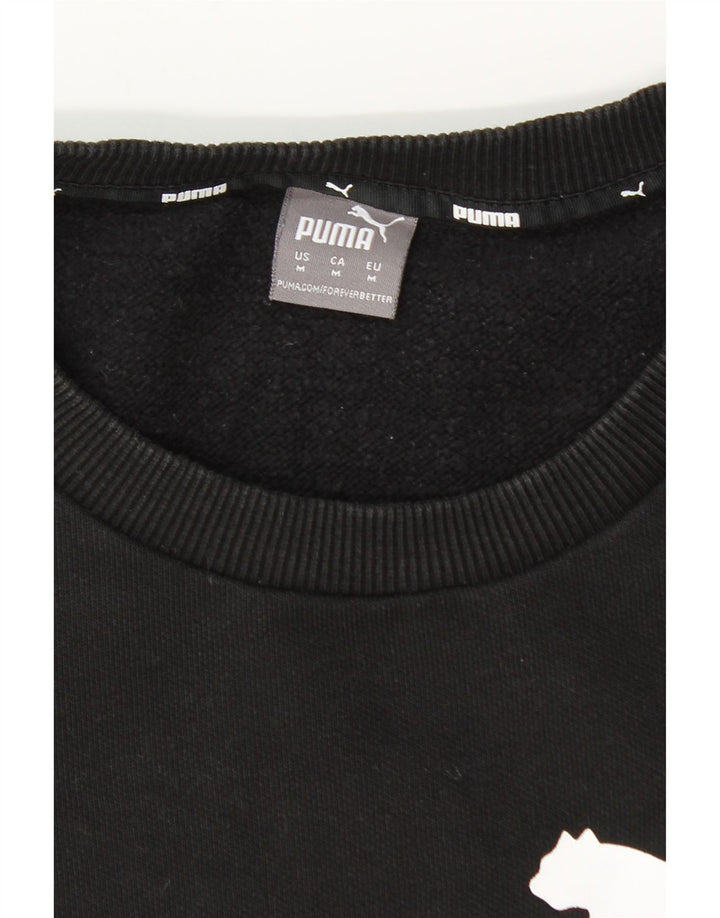 Puma Herren Graphic Sweatshirt Pullover Medium Schwarz