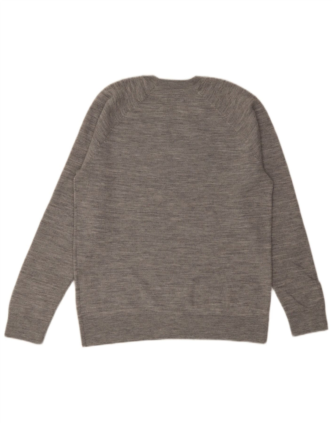 ABERCROMBIE & FITCH Herren-Pullover mit Rundhalsausschnitt, Mittelgrau meliert