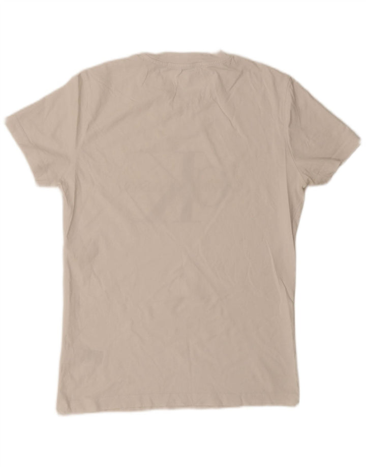 Calvin Klein Jeans Herren-T-Shirt mit Grafik, mittelweiße Baumwolle