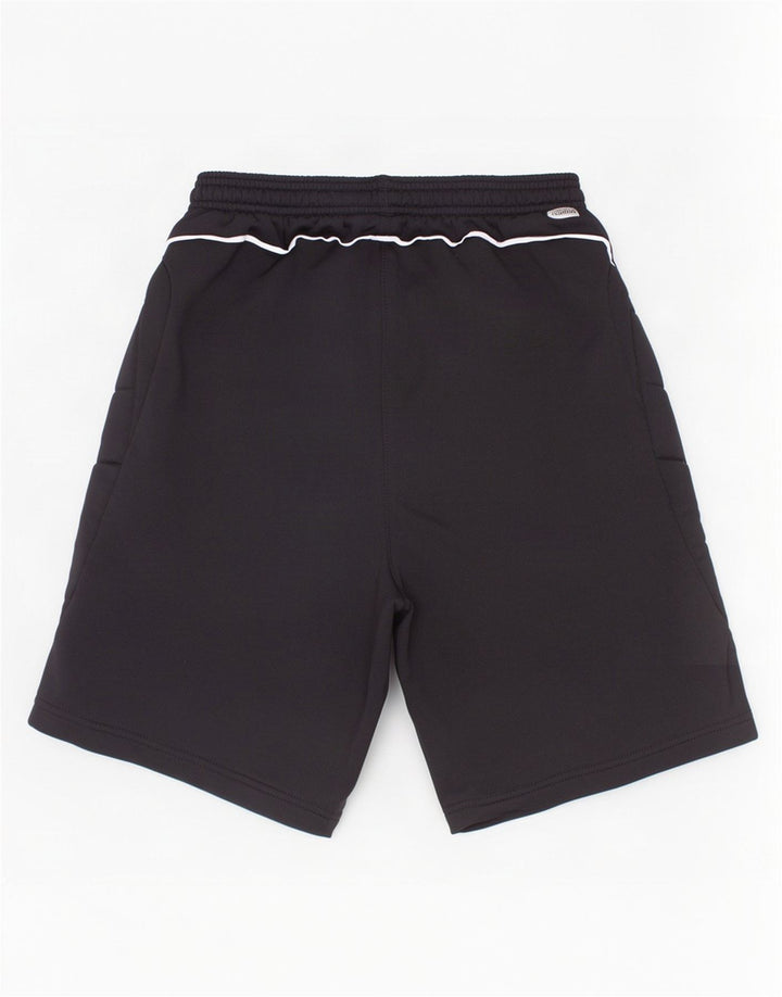 Umbro Graphic Sportshorts für Jungen, 9–10 Jahre, schwarzes Colourblock-Polyester