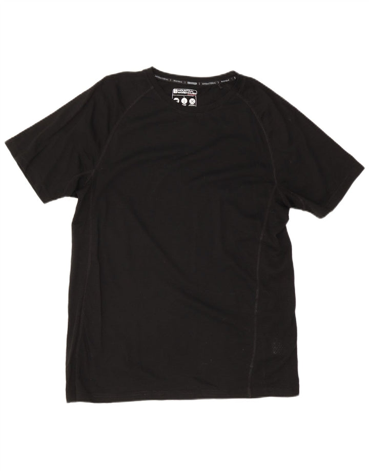 Mountain Warehouse Herren-T-Shirt-Oberteil, große schwarze Wolle