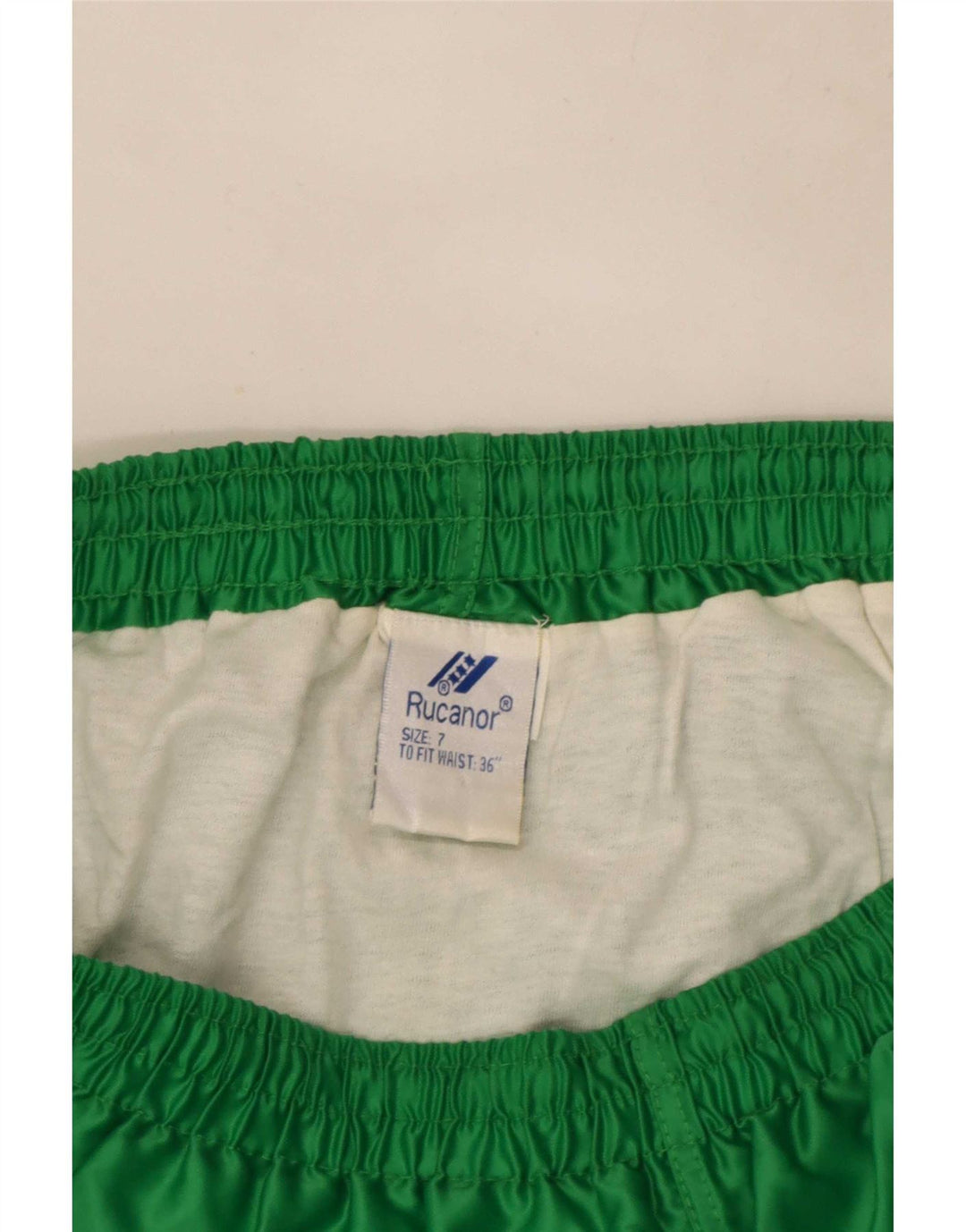 Rucanor Herren-Sportshorts, groß, grünes Polyester