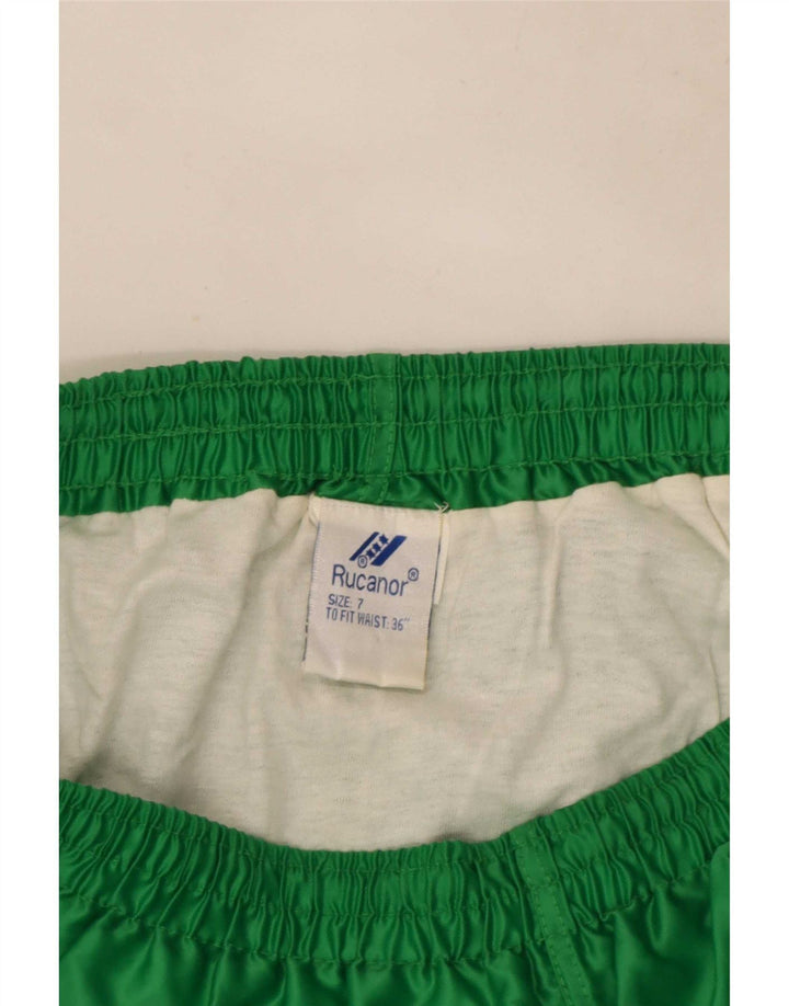 Rucanor Herren-Sportshorts, groß, grünes Polyester