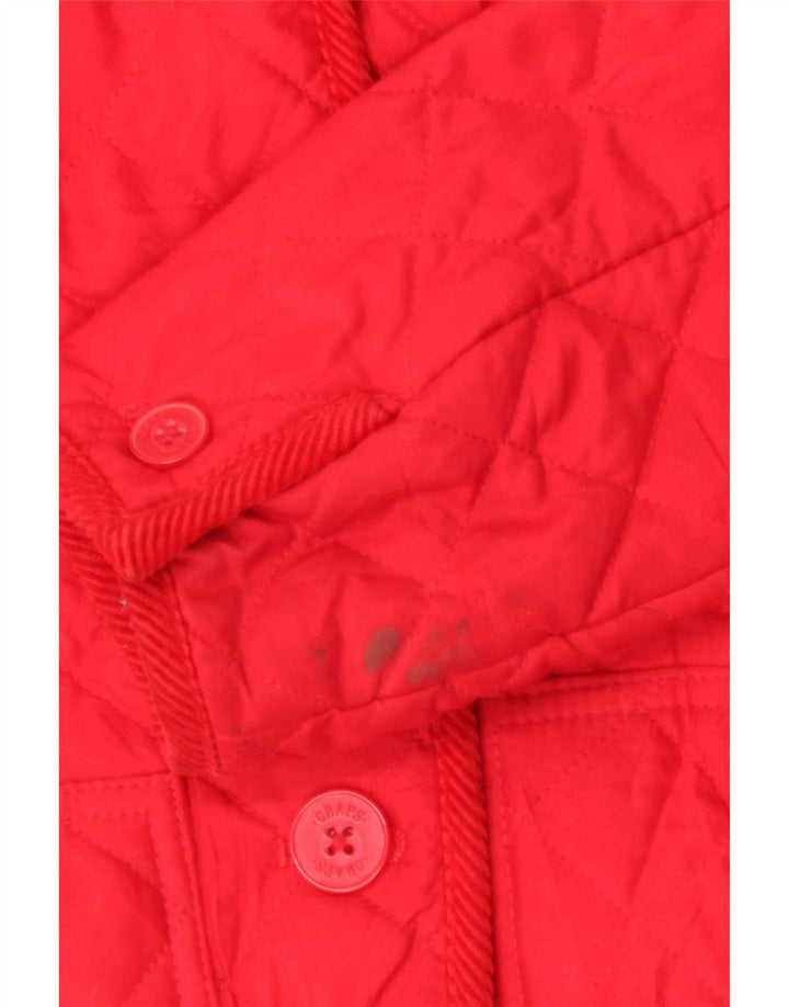 Chaps Damen Steppjacke UK 10 Small Rot Polyester