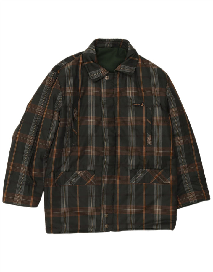 Navigare Herren Wendejacke UK 38 Mittelgrüne Wolle