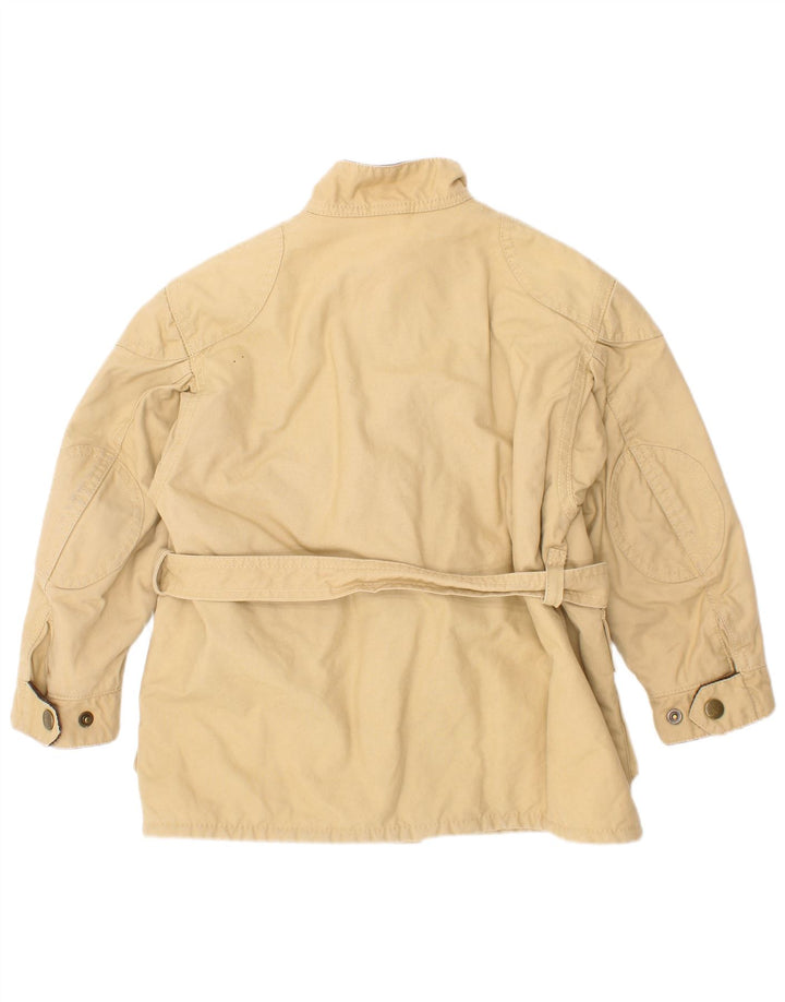 Belstaff Utility-Jacke für Jungen, 3–4 Jahre, beige Baumwoll-Bikerjacke