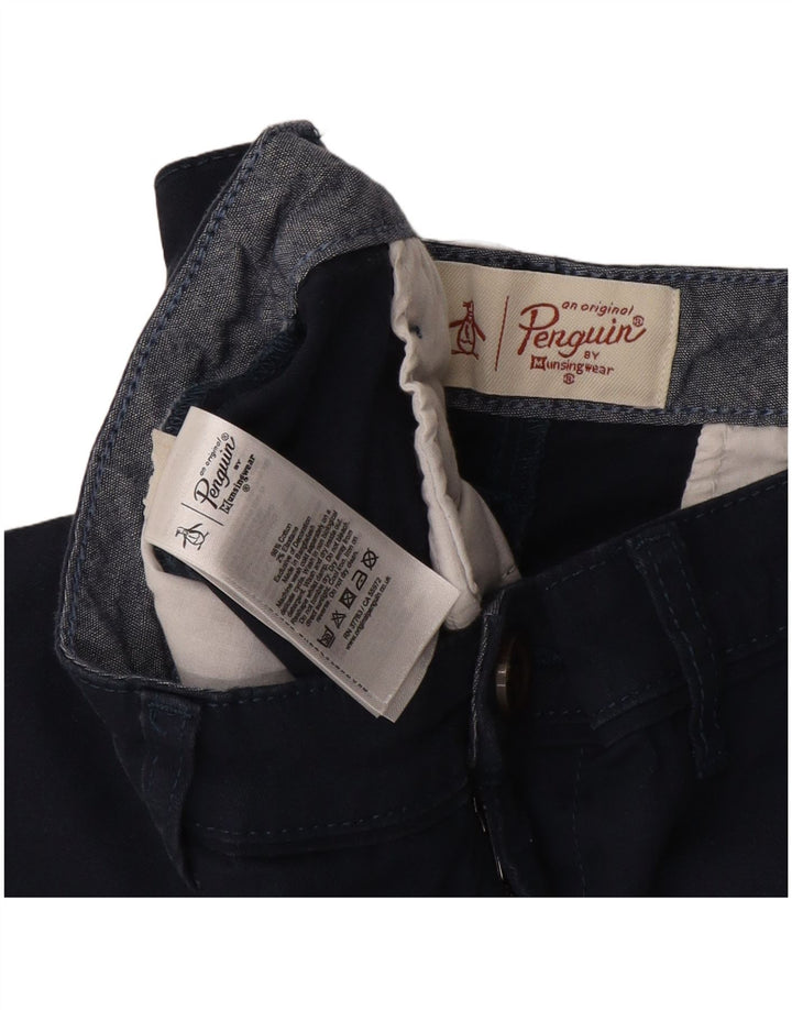 Penguin Herren-Chinoshorts, W36, groß, marineblau, Baumwolle
