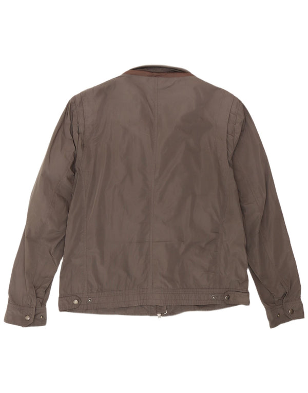 Geox Herren Bomberjacke UK 46 3XL Grau Polyester