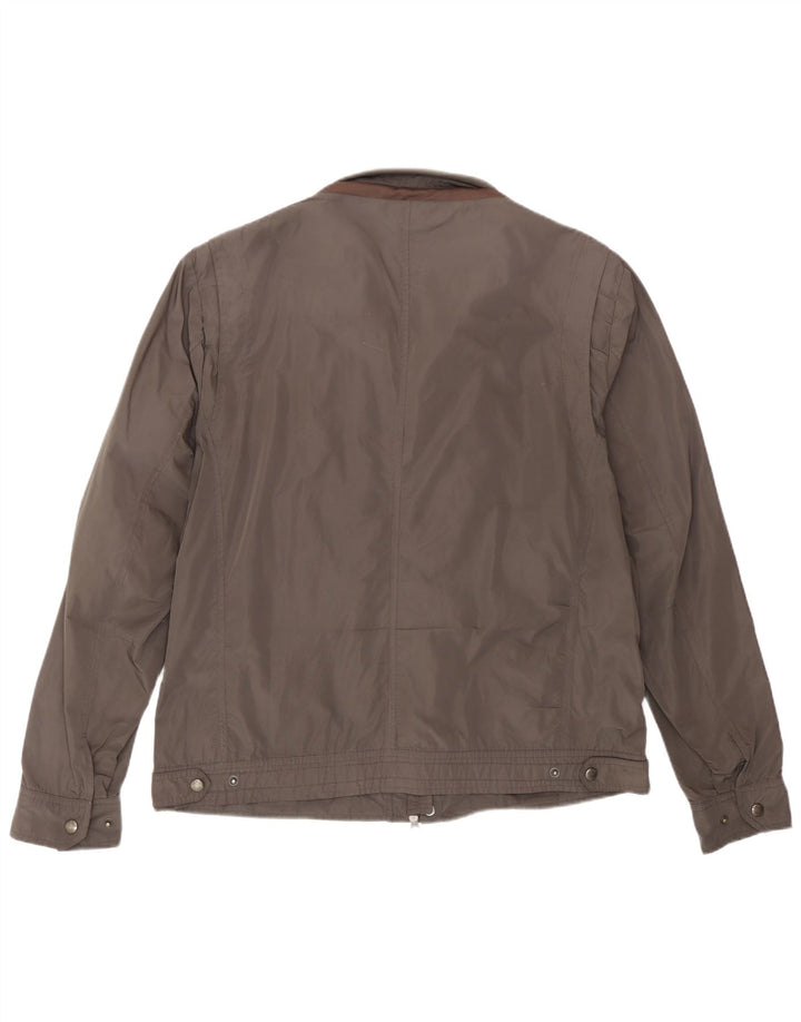 Geox Herren Bomberjacke UK 46 3XL Grau Polyester