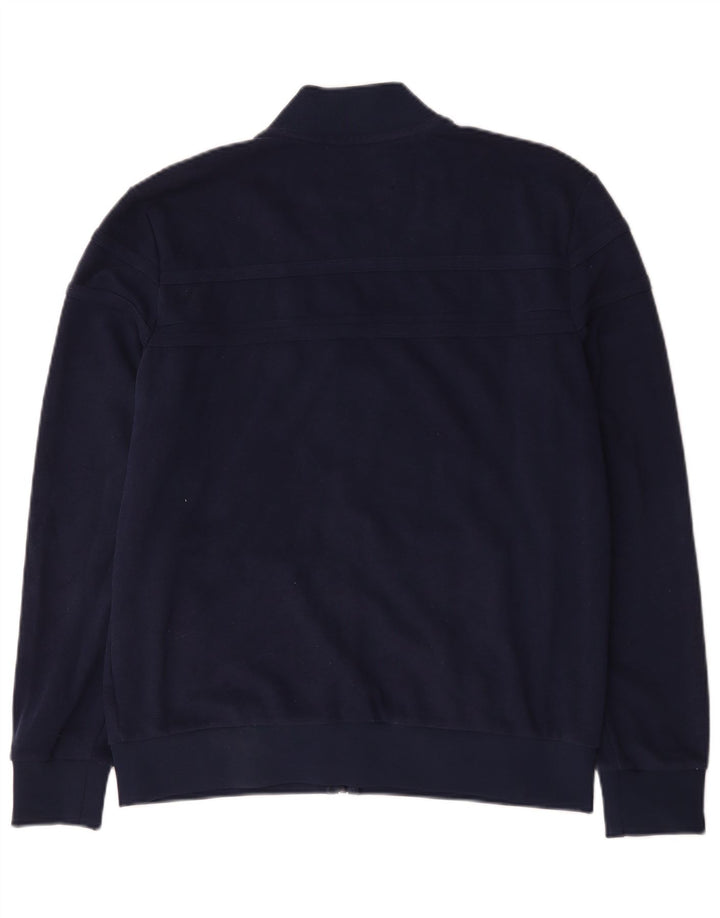 Fila Herren-Trainingsanzug-Top-Jacke, große marineblaue Baumwolle