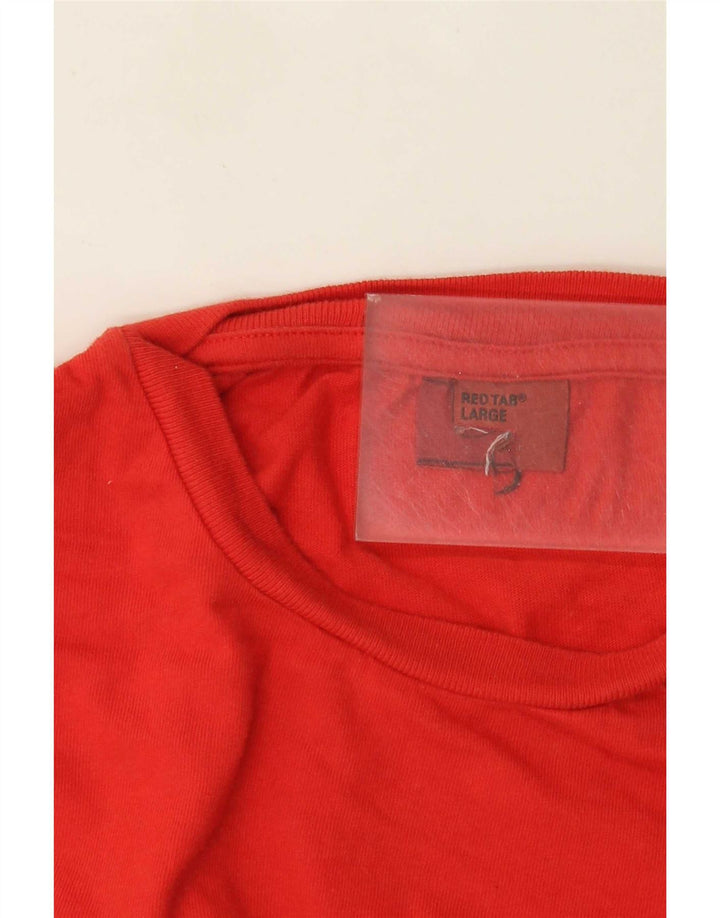 Levi's Damen Grafik-T-Shirt-Oberteil UK 16 Large Rot