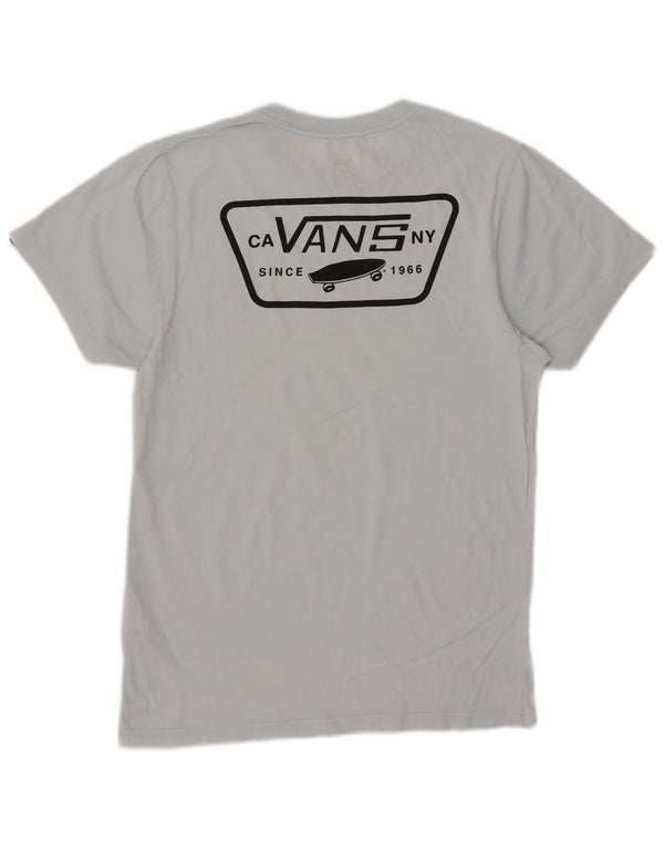 Vans Herren-T-Shirt mit individueller Passform, Grafik, Größe S, Blau, Baumwolle