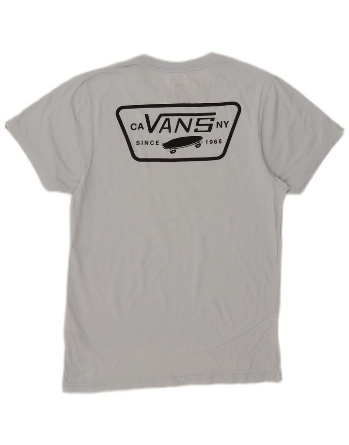 Vans Herren-T-Shirt mit individueller Passform, Grafik, Größe S, Blau, Baumwolle