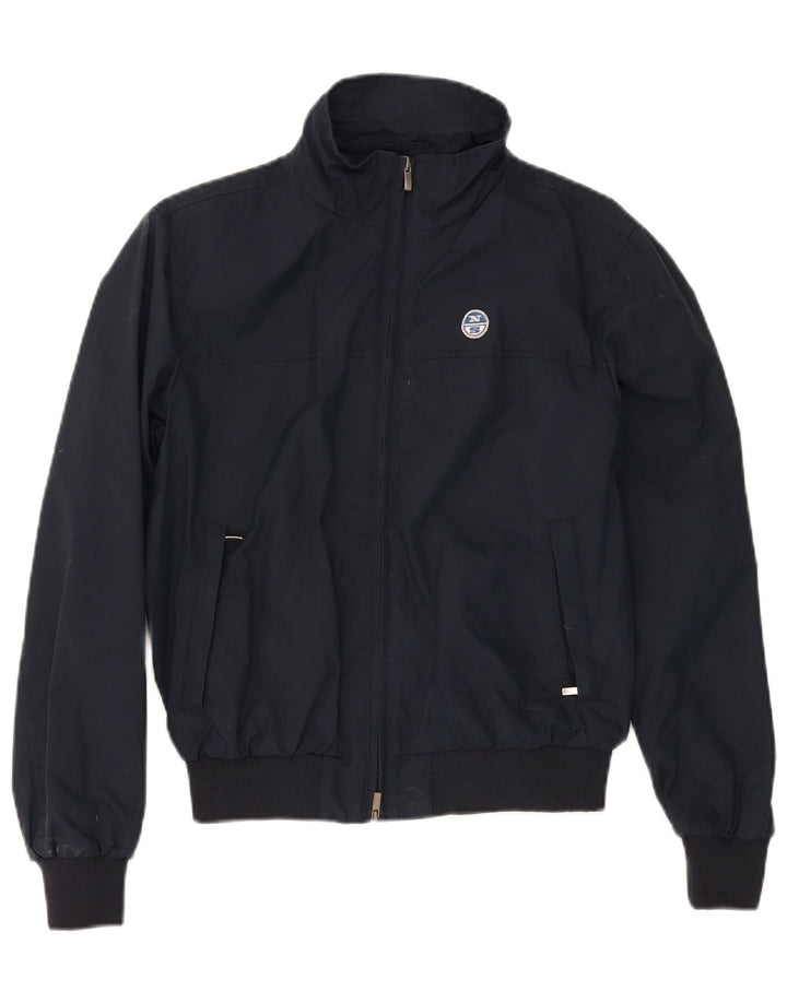 North Sails Herren Bomberjacke UK 36 Small Marineblau Polyamid
