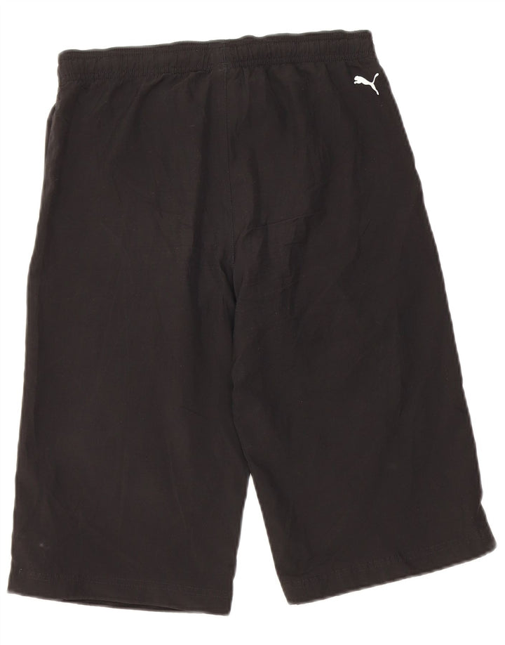 Puma Boys Graphic Sport Shorts 11–12 Jahre, schwarzes Polyester