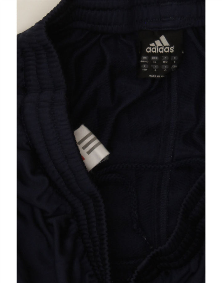 ADIDAS Mens Tracksuit Trousers UK 40/42 Medium  Navy Blue Polyester Vintage Adidas and Second-Hand Adidas from Messina Hembry 