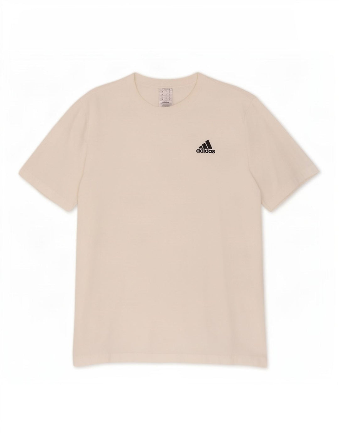 Adidas Herren T-Shirt Top Large Weiß Baumwolle