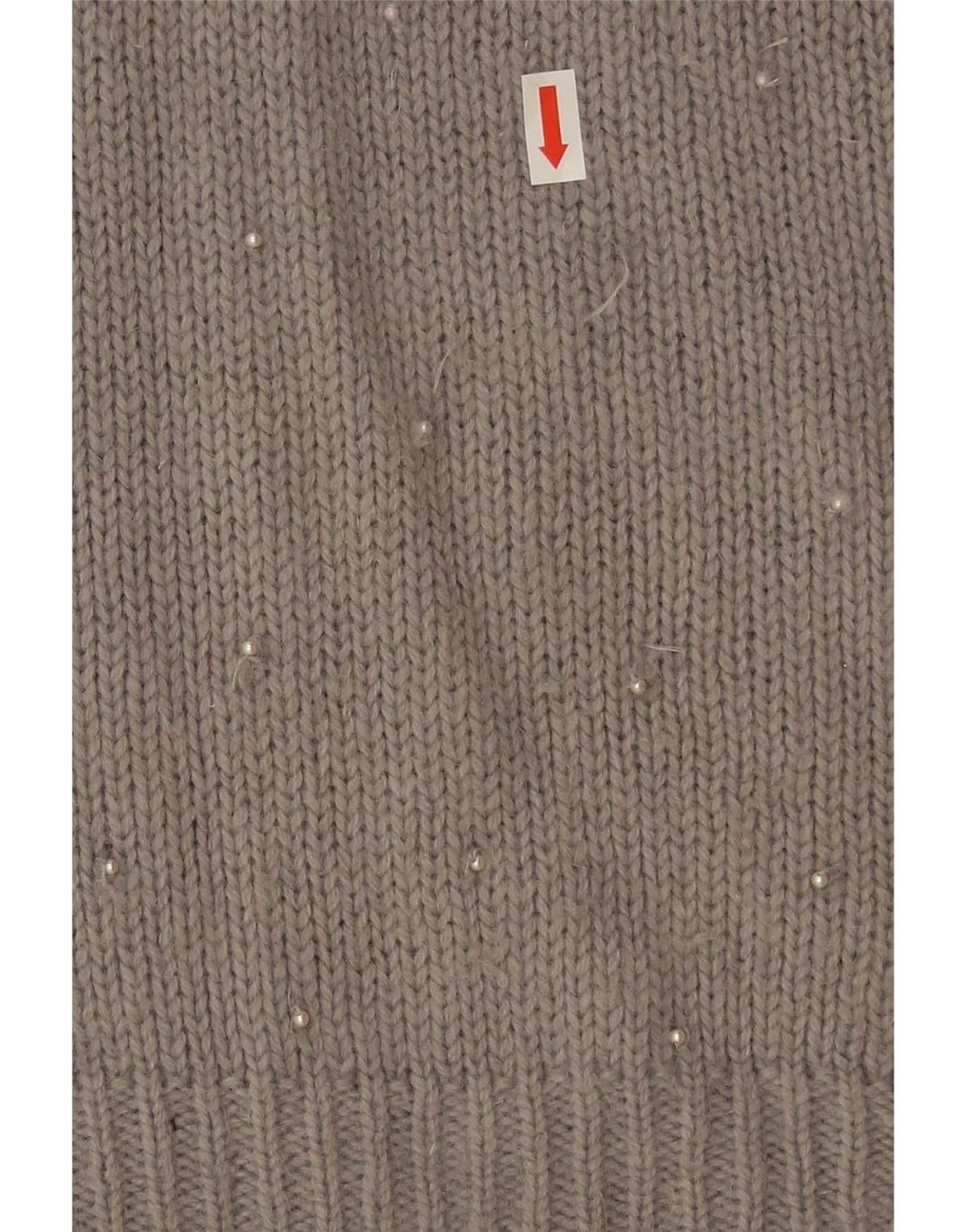MASSIMO DUTTI Womens Boat Neck Jumper Sweater UK 10 Small Grey Nylon Vintage Massimo Dutti and Second-Hand Massimo Dutti from Messina Hembry 