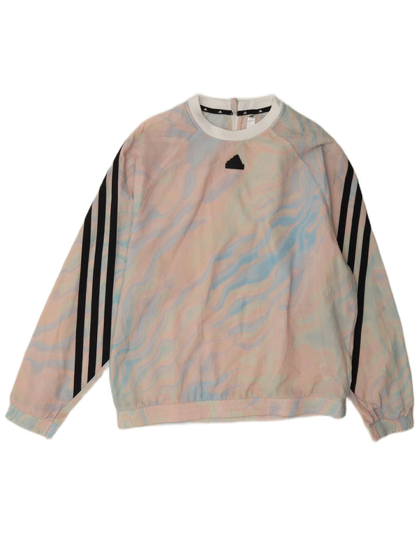 Adidas Herren Pullover Trainingsanzug Top Jacke Medium Mehrfarbig Tie Dye