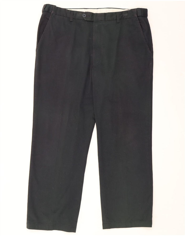 Marks & Spencer Herren Blue Harbour Gerade Chinohose W38 L29 Marineblau
