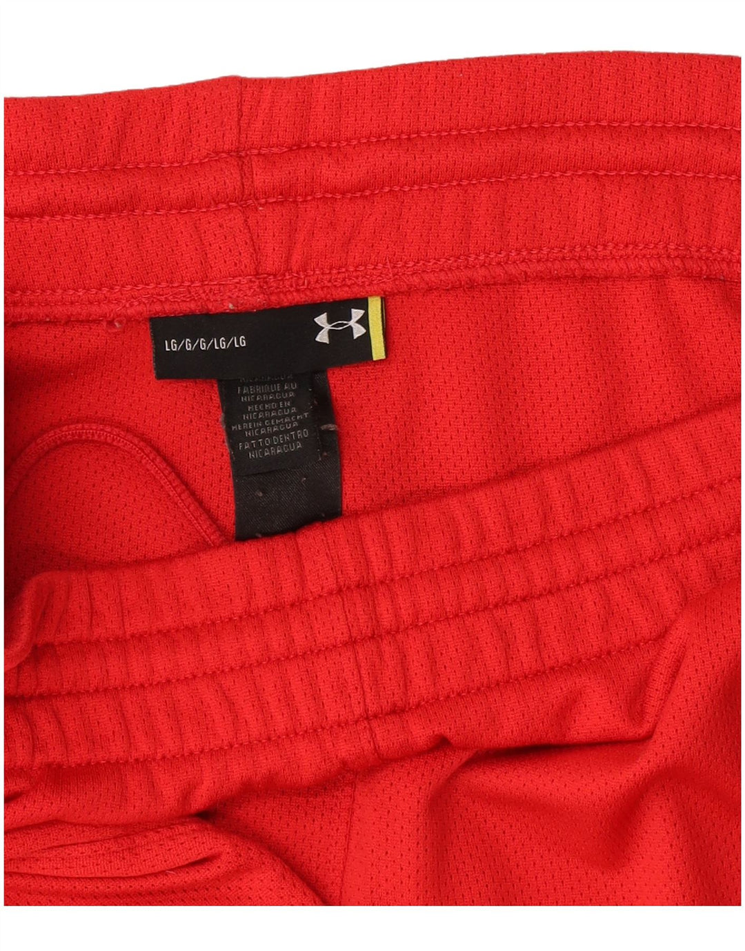 UNDER ARMOUR Herren-Sportshorts, Größe L, Rot