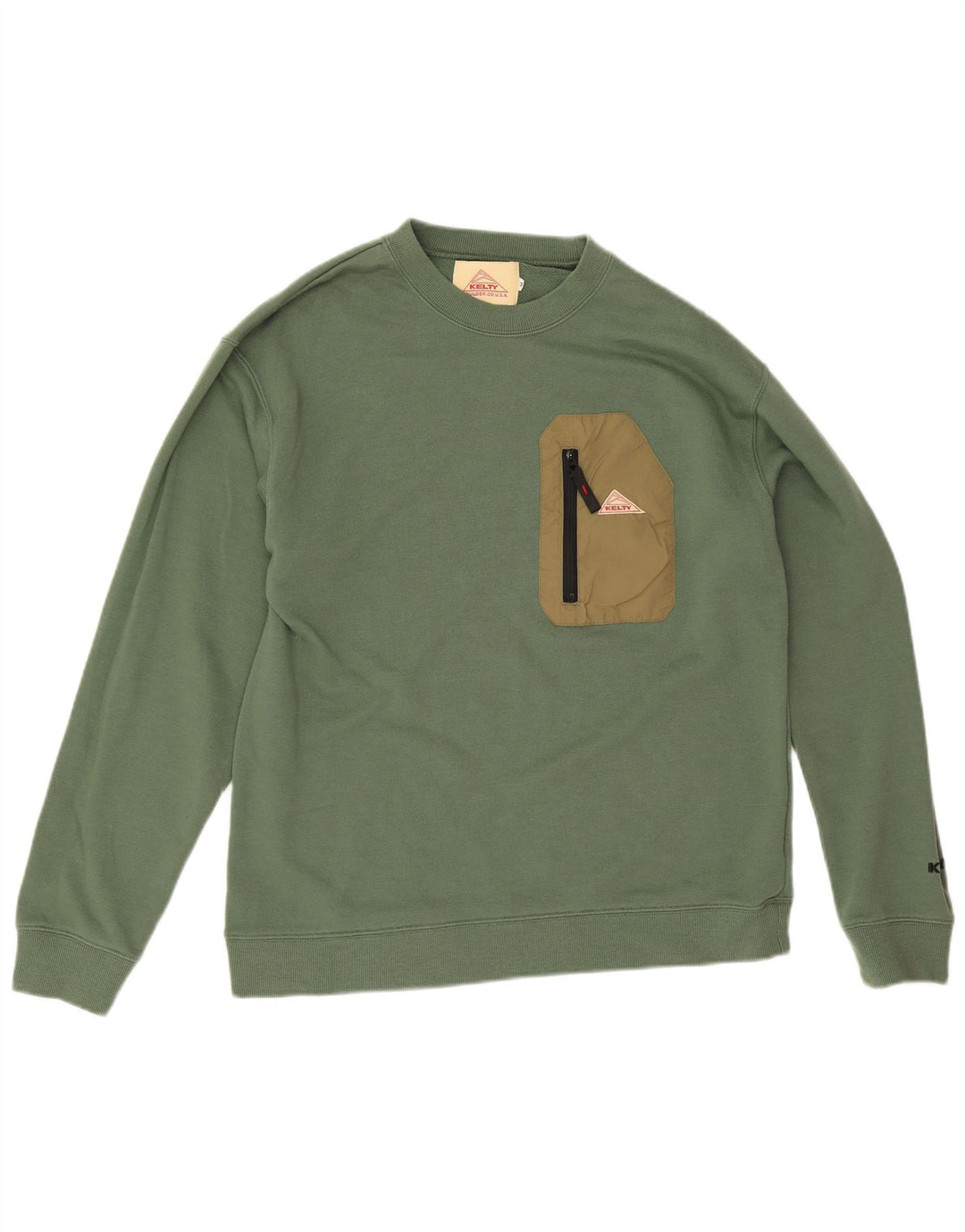 Kelty Herren Sweatshirt Pullover Mittelgrün