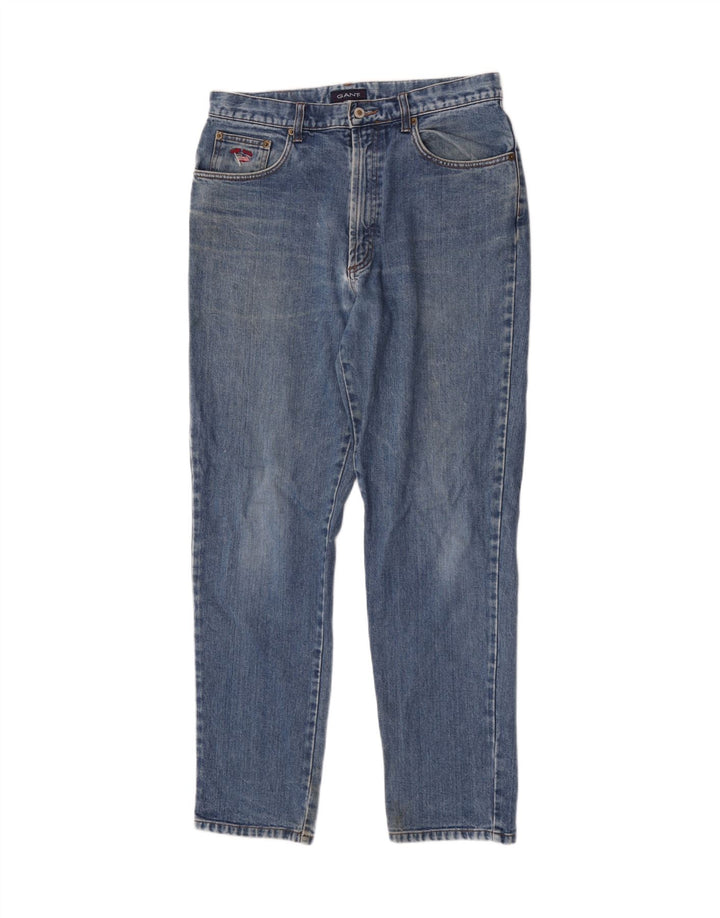 Gant Herren Tapered Jeans W34 L32 Blaue Baumwolle