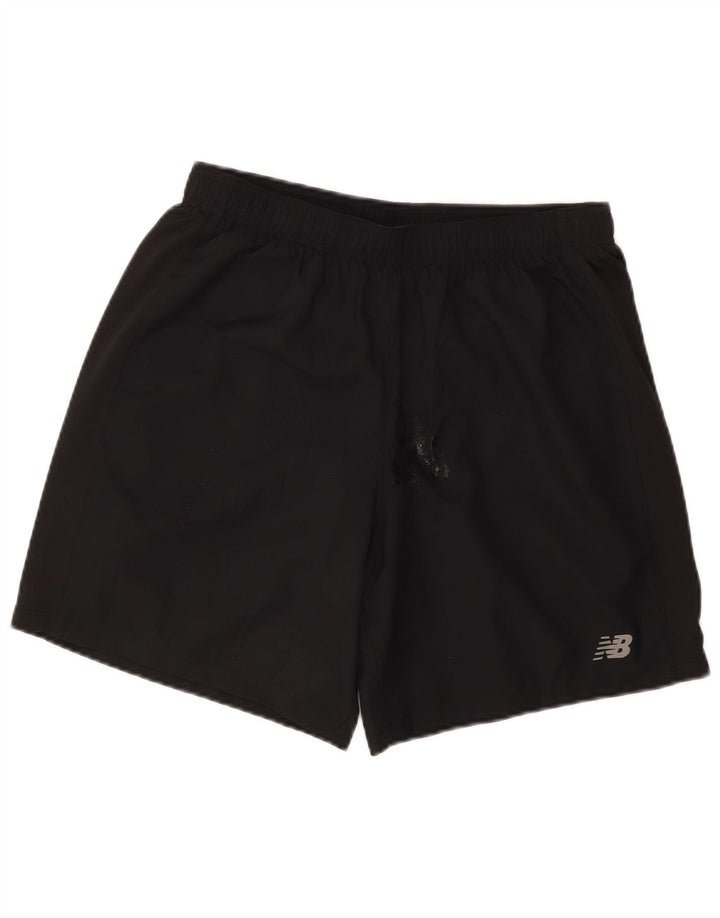 New Balance Herren-Sportshorts, Größe L, Schwarz