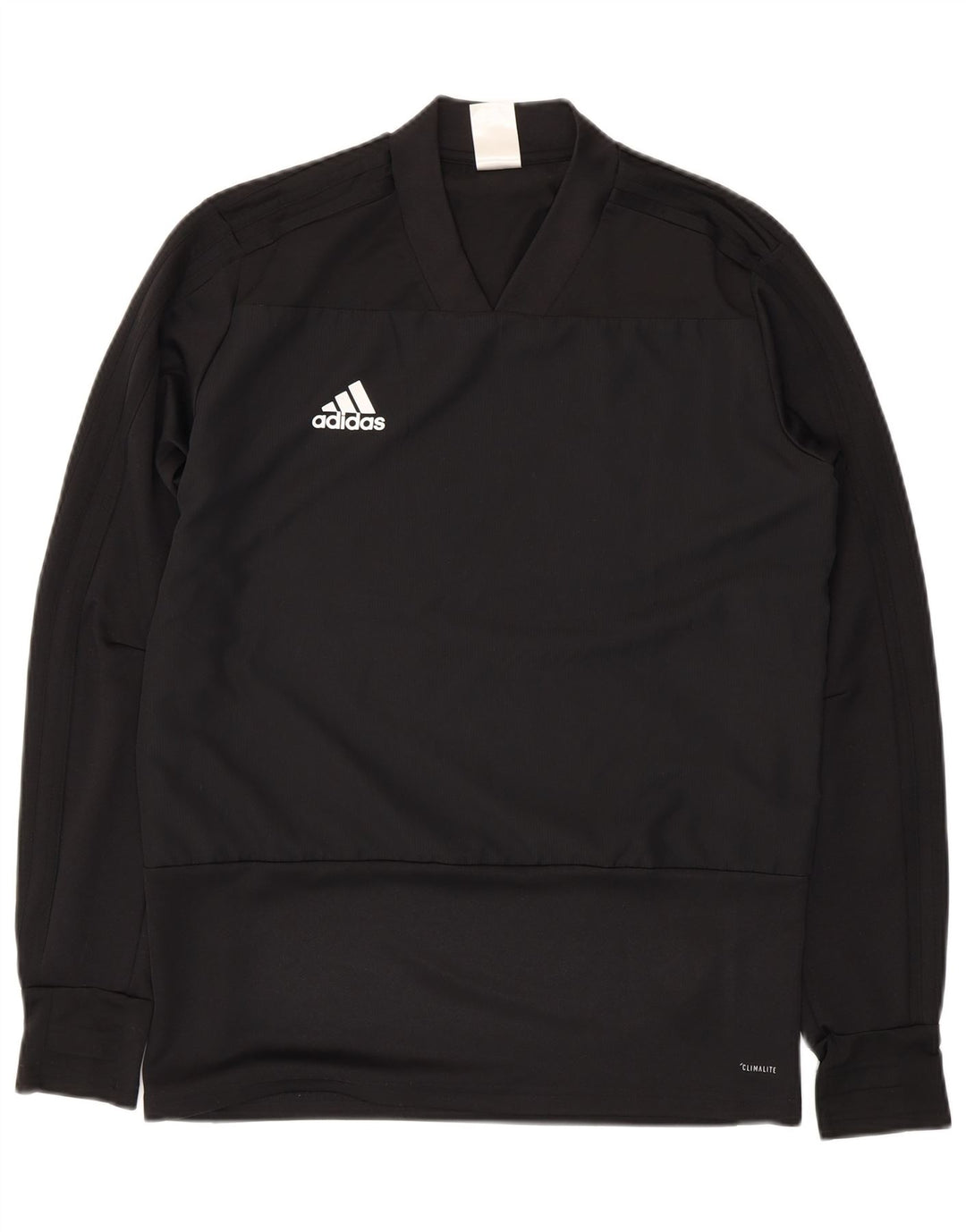 ADIDAS Mens Climalite Top Long Sleeve Medium Black Polyester