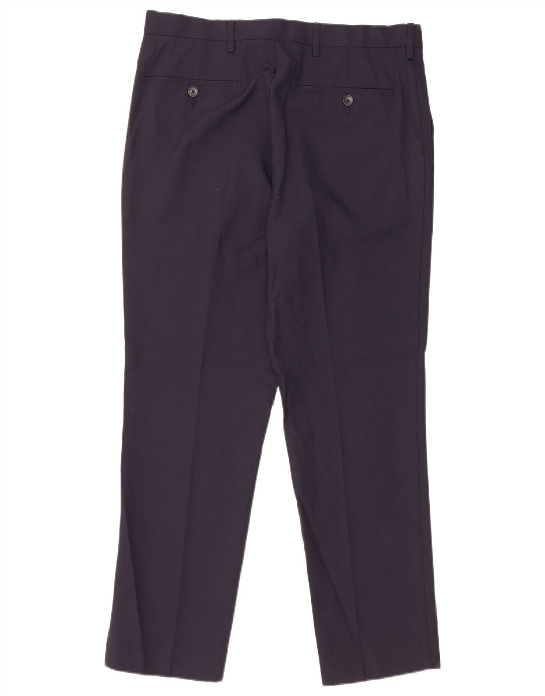 Marks & Spencer Slim Chino-Hose für Herren, W32, L29, Marineblau, Polyester