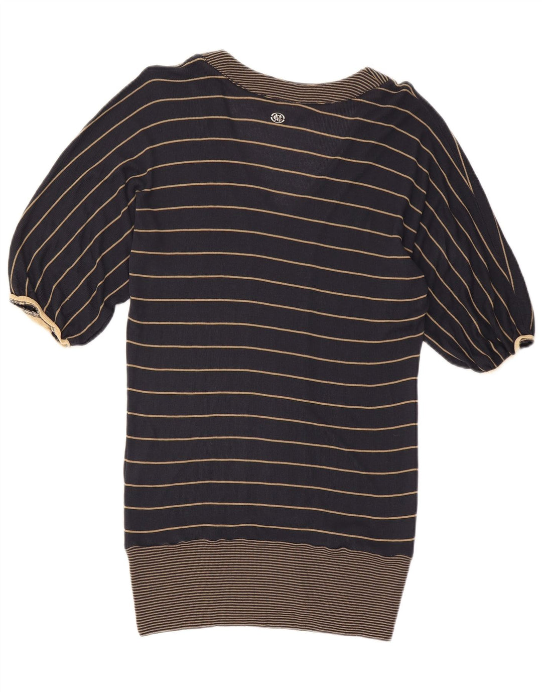 Marlboro Classics Longline-Blusenoberteil für Damen, UK 44, Größe L, Marineblau gestreift