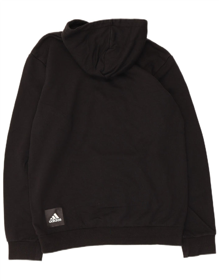ADIDAS Herren Kapuzenpullover Mittelschwarz Baumwolle